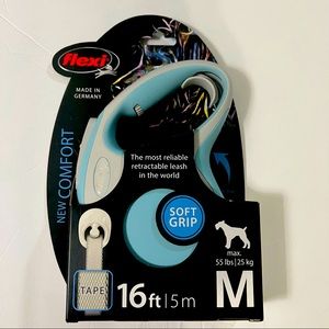 Flexi Comfort Nylon Tape Retractable Dog Leash 16 FT M NEW!!